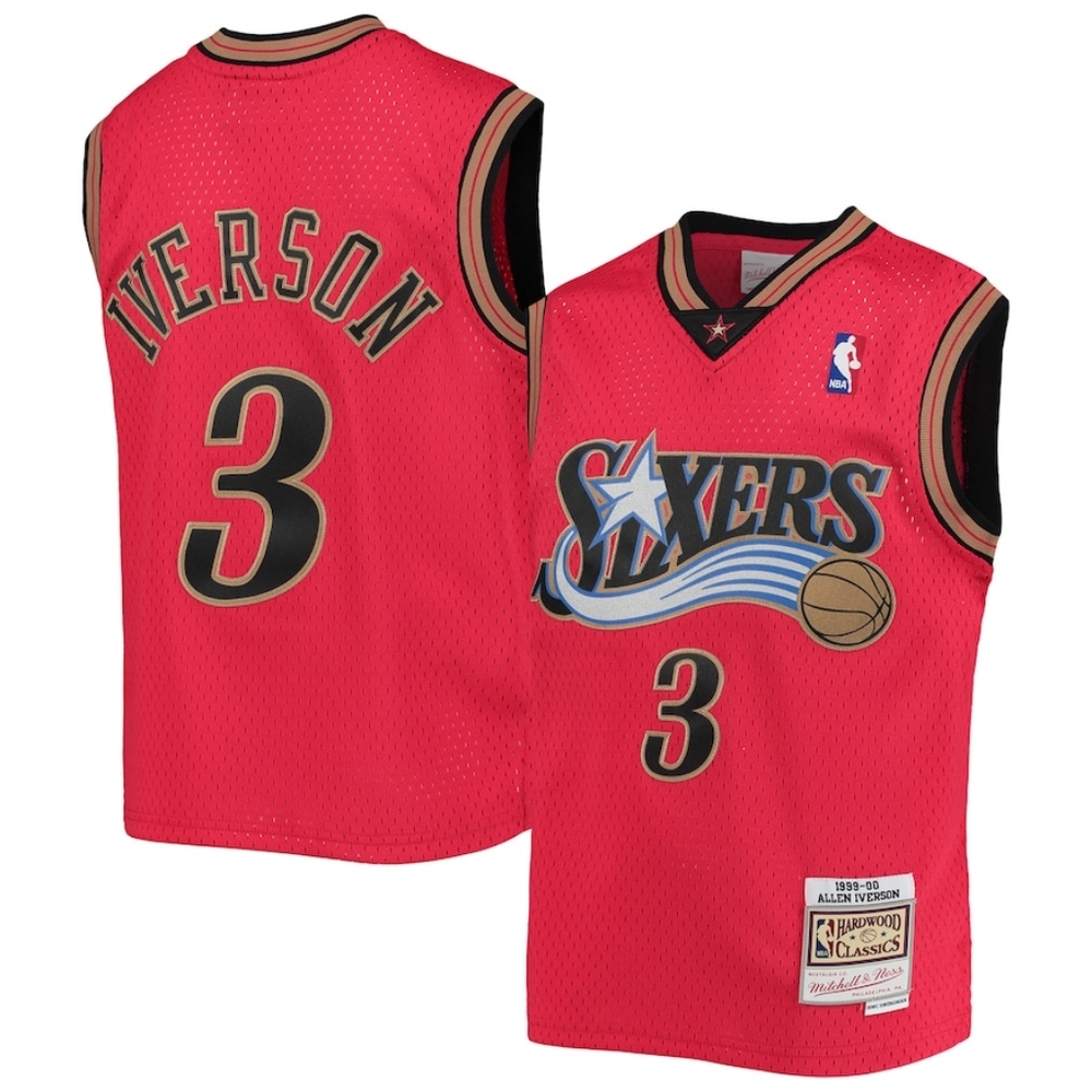 Mitchell & Ness  Iverson Philadelphia Sixers Jersey 1990-2000